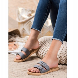 Bona Klassiset tossut soljella harmaa 2