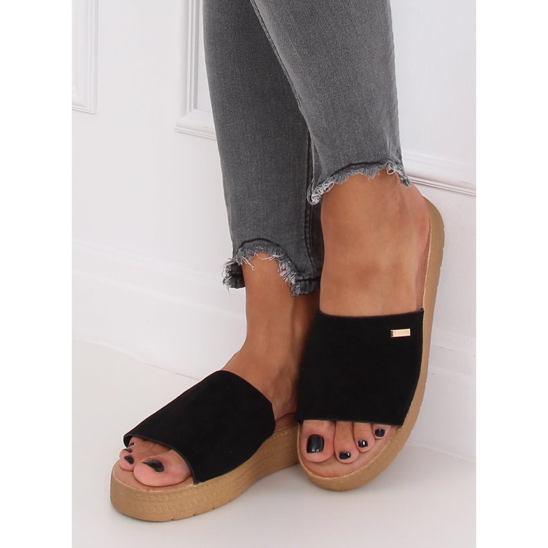 Mustat naisten mustat tossut G-576 Musta 2