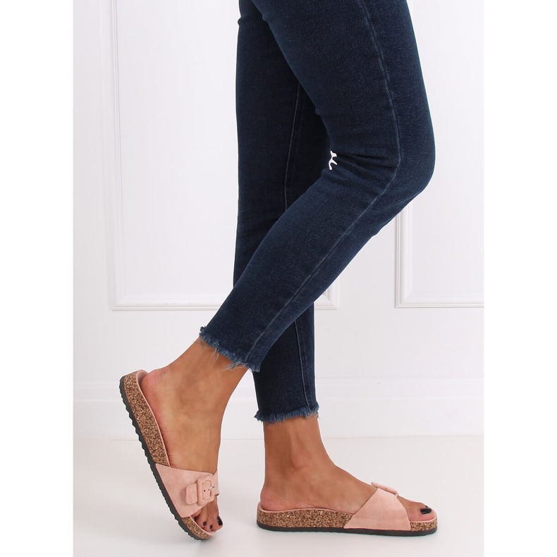 Vaaleanpunainen G-5026 Vaaleanpunaiset korkkipohjat 2