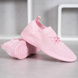 SHELOVET Matalat urheilukengät vaaleanpunainen 2