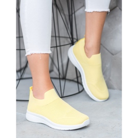 SHELOVET Slip-on lenkkarit keltainen 1