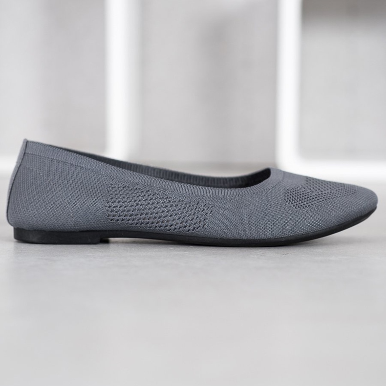 BAOLIKANG Harmaat openwork -ballerinat 2