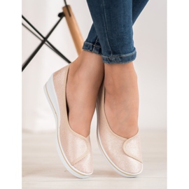 Comer Ballerinat glitterillä ruskea keltainen 1