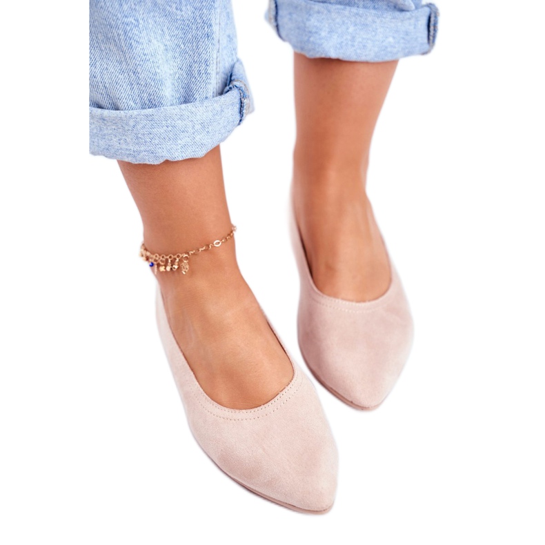 SEA Naisten Eco-Suede ballerinat Pink Bellissima vaaleanpunainen 3