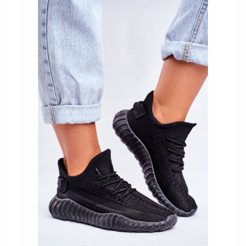 Naisten urheilukengät, kevyt, ilmava musta Lumiere 2