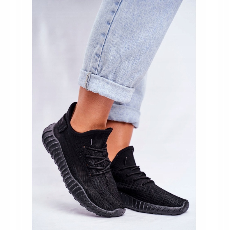 Naisten urheilukengät, kevyt, ilmava musta Lumiere 1