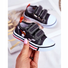 PL1 Lasten lenkkarit harmaat Nimalo Velcro 1