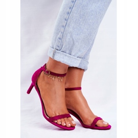 PS1 Naisten sandaalit klassisessa kantapäässä Fuchsia Mintore vaaleanpunainen 1