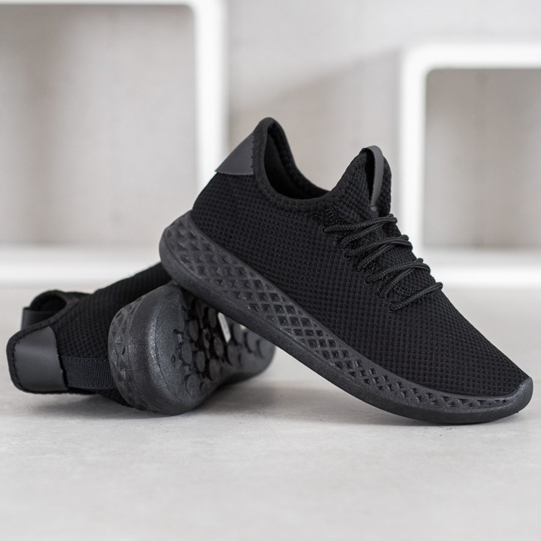 SHELOVET Mukavat avoimet kengät musta 1