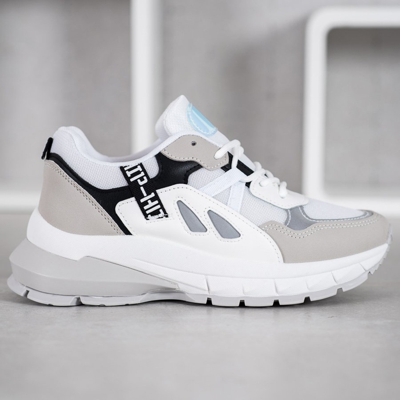 Weide Urheilukengät valkoinen musta harmaa 2