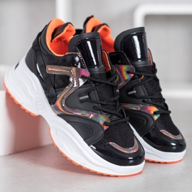 Weide Muoti Lenkkarit musta oranssi 1 Weide Muoti Lenkkarit musta oranssi 1