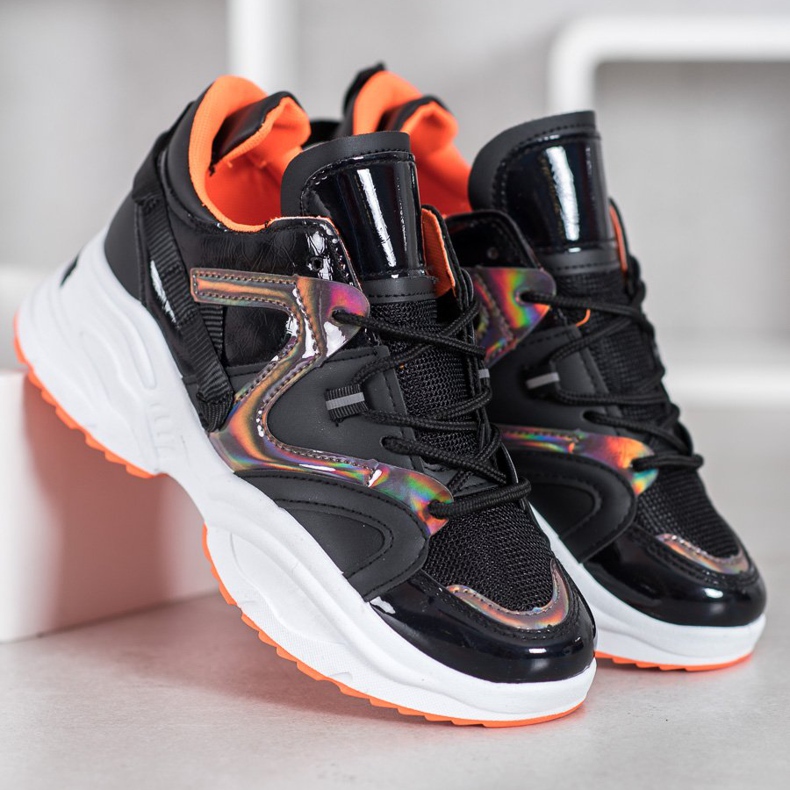 Weide Muoti Lenkkarit musta oranssi 1 Weide Muoti Lenkkarit musta oranssi 1