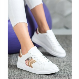 SHELOVET Muodikkaat Eco -nahkakengät valkoinen keltainen 2