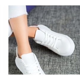 SHELOVET Muodikkaat Eco -nahkakengät valkoinen keltainen 1