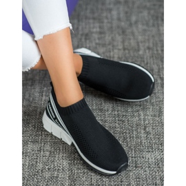 SHELOVET Tekstiiliset urheilukengät valkoinen musta 1