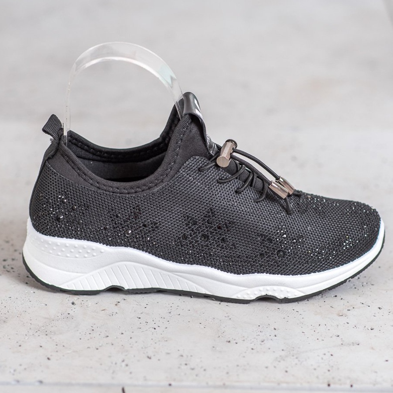 SUPER COOL Mustat lenkkarit kristalleilla 2