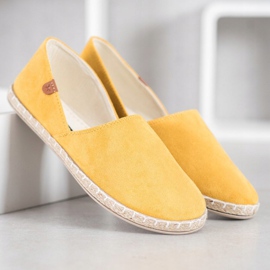 SHELOVET Slip-on keltaiset espadrillit keltainen 2