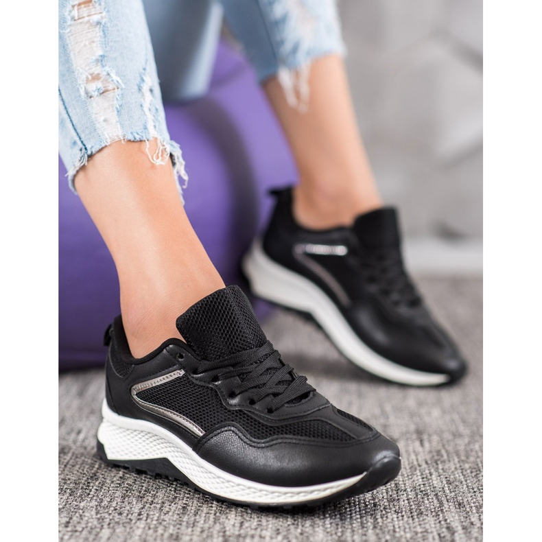 SHELOVET Klassiset mustat lenkkarit harmaa 1