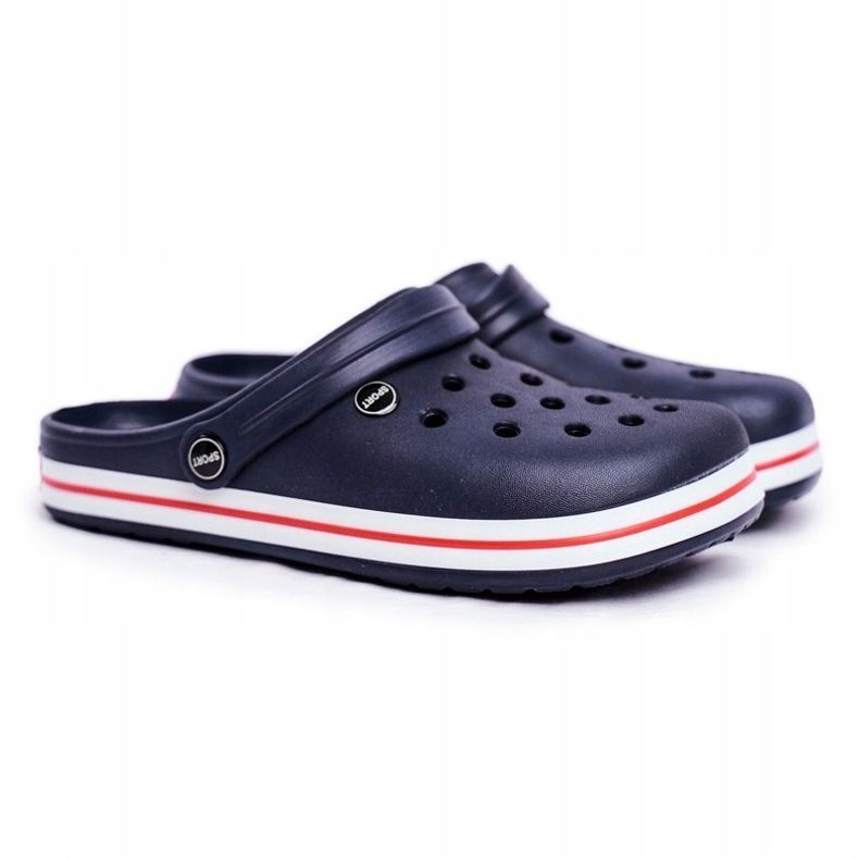 Miesten tossut uima -altaalle Kroksy Pasipheme Navy Blue tummansininen 1