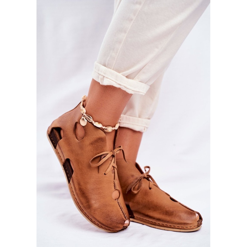 Naisten Brogues Maciejka Rude 03426-19 ruskea 1