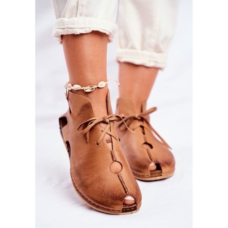 Naisten Brogues Maciejka Rude 03426-19 ruskea 2