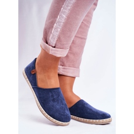 NEWS Naisten laivasto sininen Vulcan Slip-On Espadrilles 1