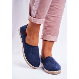 NEWS Naisten laivasto sininen Vulcan Slip-On Espadrilles 2