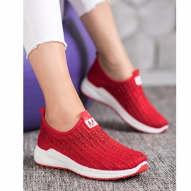 SHELOVET Punaiset kengät kristalleilla punainen 1