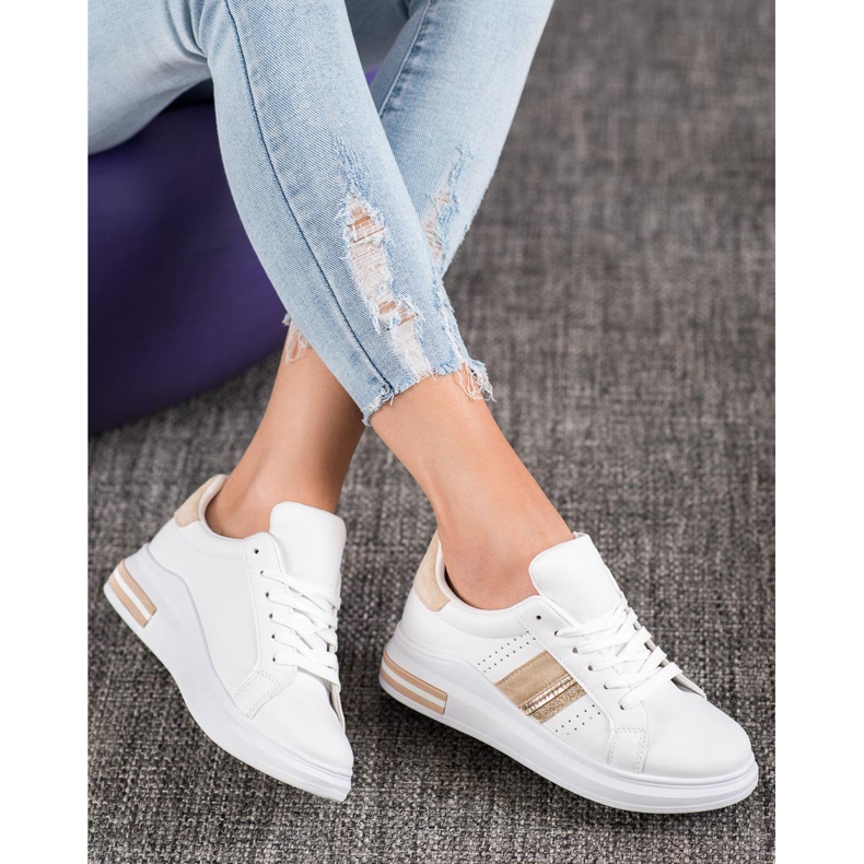 SHELOVET Eco -nahka lenkkarit valkoinen 1