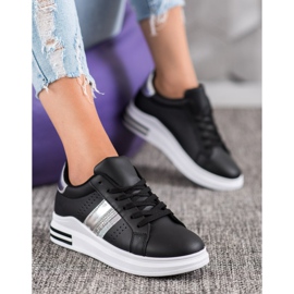 SHELOVET Eco -nahka lenkkarit musta 1