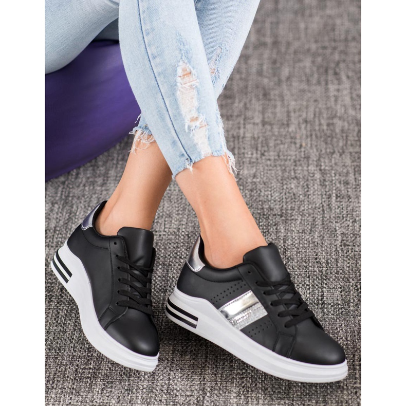 SHELOVET Eco -nahka lenkkarit musta 2