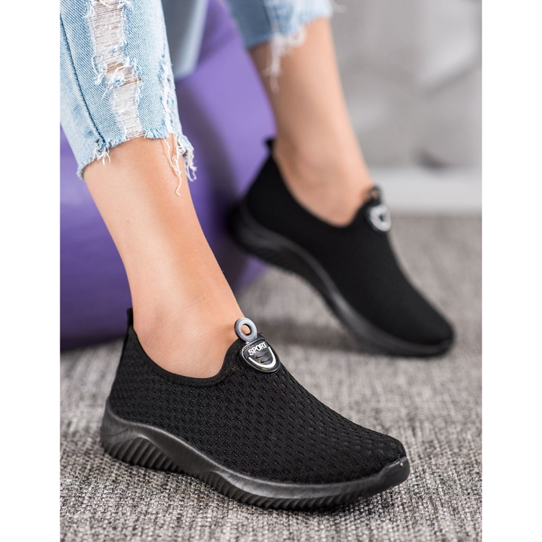 SHELOVET Avoimet urheilukengät musta 1