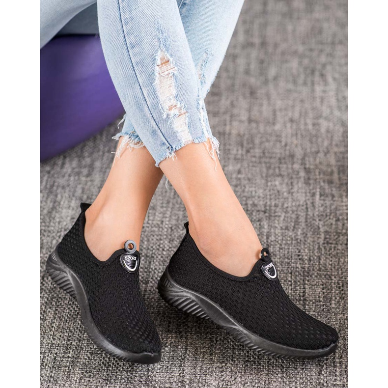 SHELOVET Avoimet urheilukengät musta 2