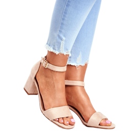 Vinceza Naisten sandaalit Suede Beige Lisää ja enemmän! 1