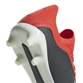 Adidas X 18.3 Fg Jr BB9370 jalkapallokengät punainen 3