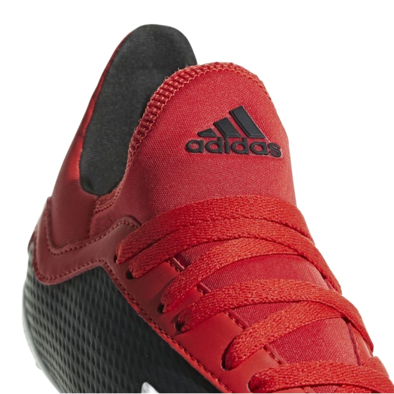 Adidas X 18.3 Fg Jr BB9370 jalkapallokengät punainen 4