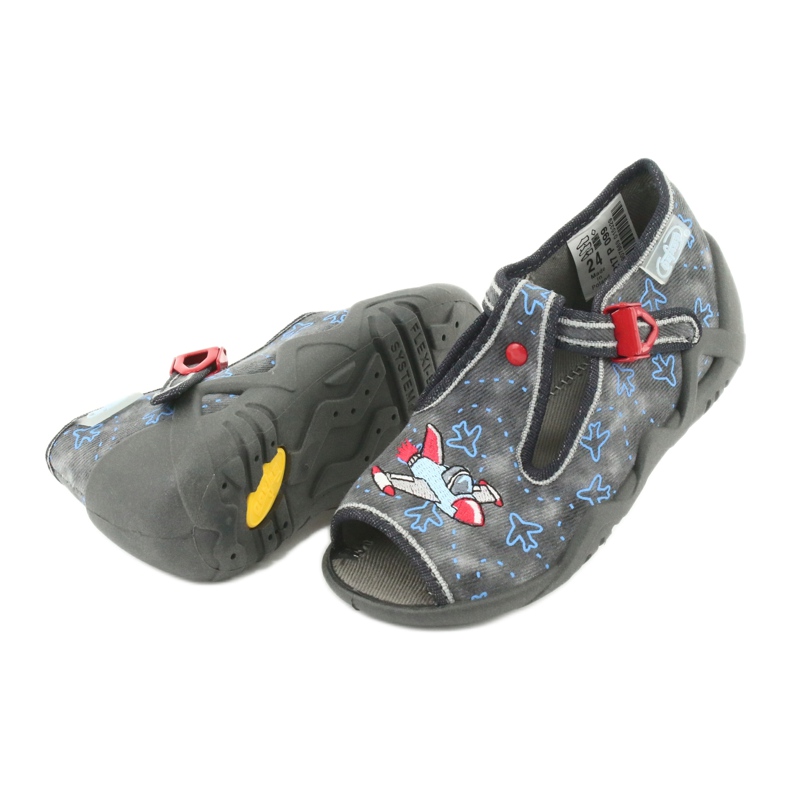 Befado lasten kengät 217P099 punainen sininen harmaa 5