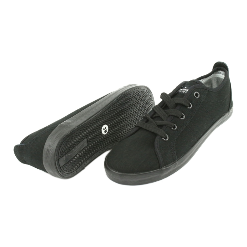 American Club Amerikkalaiset naisten lenkkarit lenkkarit musta 3