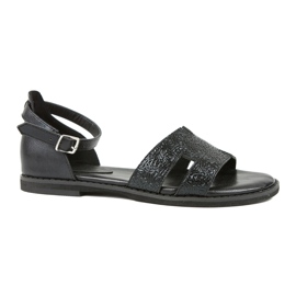 M.Daszyński Mustat sandaalit kantapäällä Daszyński MR1848-17 5