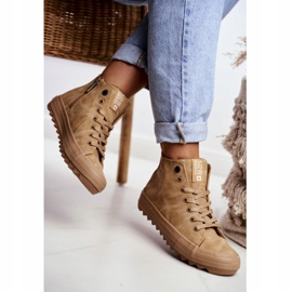 Naisten lenkkarit Big Star High Warm Camel GG274072 ruskea 2