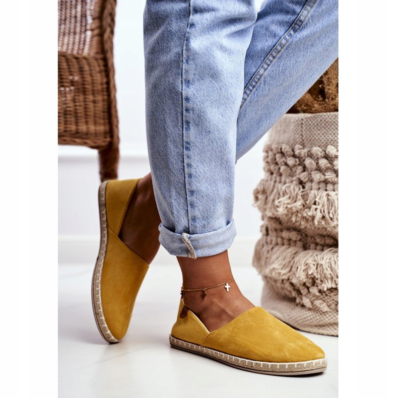 NEWS Naisten keltaiset Vulcan Slip-On -espadrillit keltainen 2