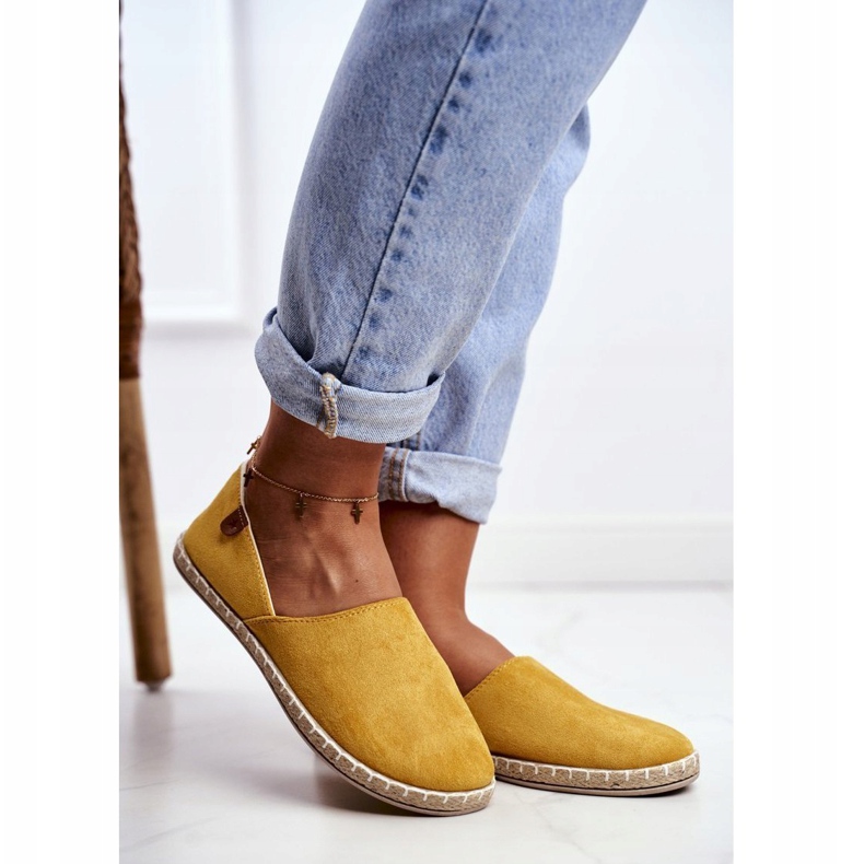 NEWS Naisten keltaiset Vulcan Slip-On -espadrillit keltainen 1
