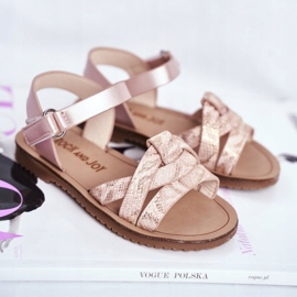 FRROCK Lasten sandaalit tarranauhalla tytöille Pink Lilo vaaleanpunainen keltainen 1