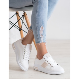 RTX WALK Tennarit, joissa beige -lisäosat valkoinen vaaleanpunainen 1