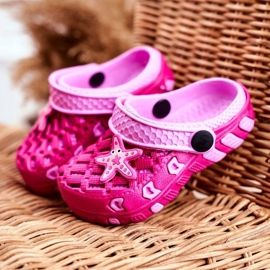 Lasten tohvelit Vaahto Crocs Pink Meritähti Susan vaaleanpunainen 1