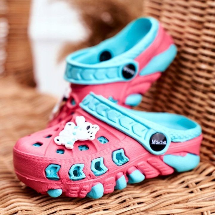 Lasten tohvelit Vaahto Crocs Red Polar Bear Oddie punainen sininen 1