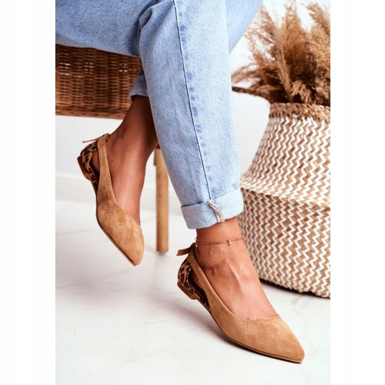 Lu Boo Ballerina Spitz Suede Camel Better ruskea 2