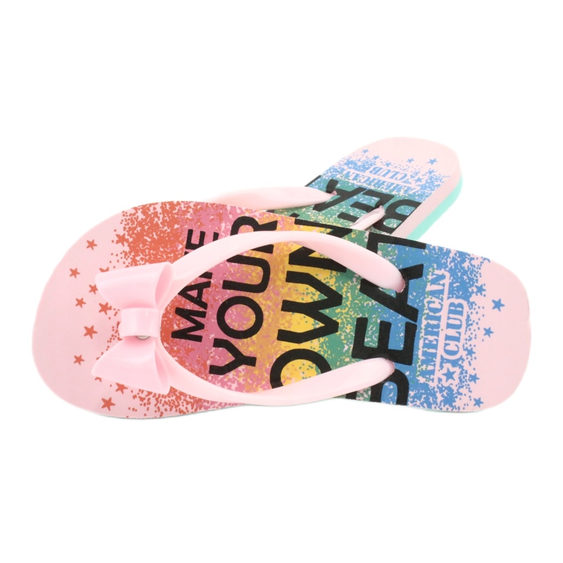 American Club tyttöjen tossut vaaleanpunainen 2