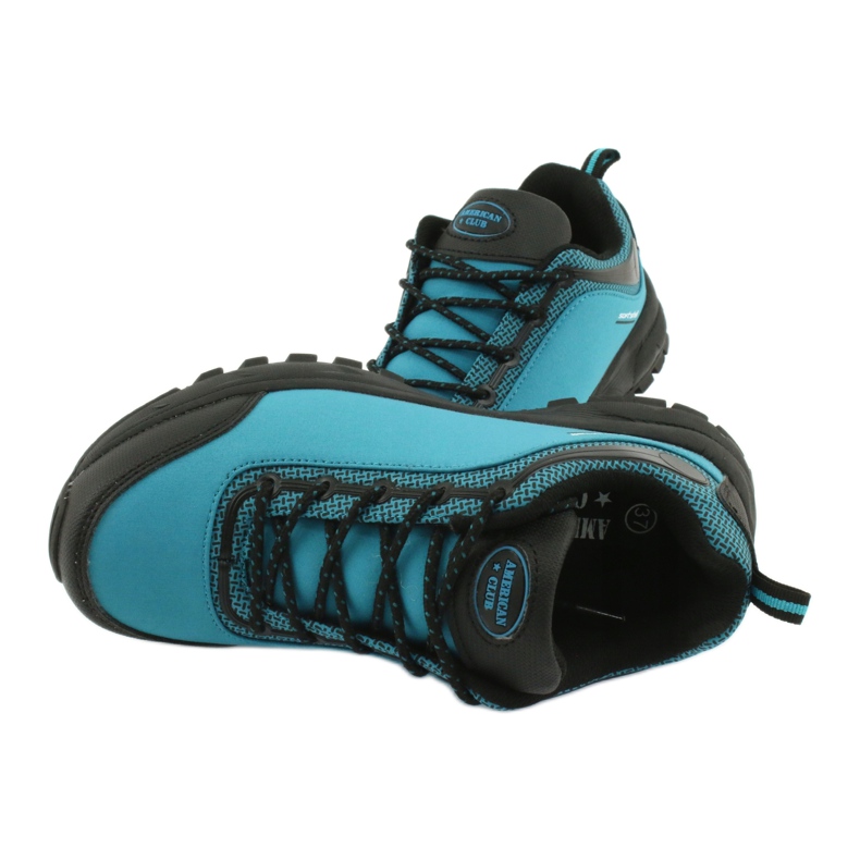 Vedenpitävät softshell -urheilukengät American Club HL05 musta sininen 4