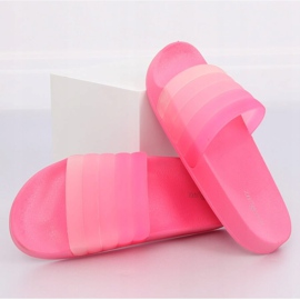 Vaaleanpunainen Naisten vaaleanpunaiset tossut K-9183 Fuchsia 2